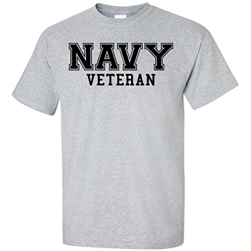 NAVY Veteran BLACK logo Short Sleeve T-Shirt