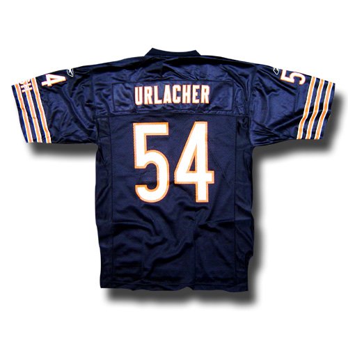 Chicago Bears Brian Urlacher Reebok Replica Team Color Jersey - Large