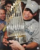Ivan 'Pudge' Rodriguez 2003 World Series Trophy 16x20 Autographed Photograph