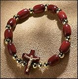 Brazilian Wood Rosary Bracelet