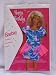 Happy Birthday Barbie Doll Fashion Greeting Card with Real Clothes -Blue and Pink Party Dress
