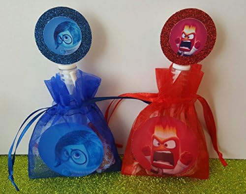 12 Disney Inside Out Filled Party Favor Goody Organza Bags