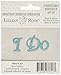 Lillian Rose Blue Sparkle Bride Wedding Shoe Stickers