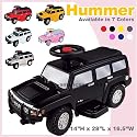 Hummer H3 Ride On Vehicle, Official Licensed Product, 6 Volt Battery (Included) Black Licensed Product