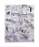 My Studio Burns Down by Norman Rockwell. Size 12.68 inches width by 16.00 inches height. High Quality Art Poster Print