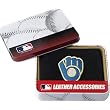 Milwaukee Brewers Embroidered Leather Tri-Fold Wallet