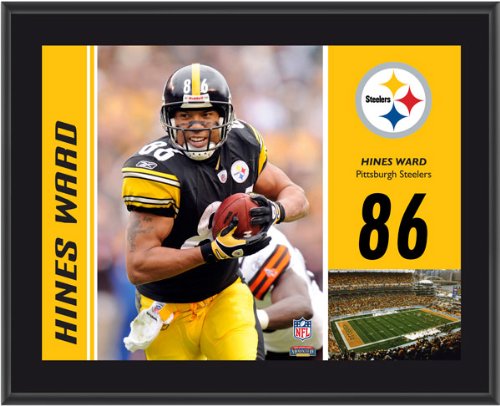 Mounted Memories Pittsburgh Steelers Hines Ward 10.5 x 13 Sublimated Plaque