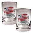 New England Revolution MLS 2pc Rocks Glass Set - Primary Team Logo