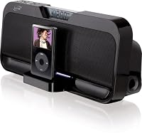iLive IS208B Stereo Speaker System with iPod Dock (Black)