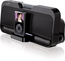 iLive Stereo Speaker System with iPod Dock (Black)