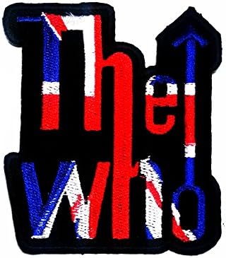 The Who - Logo with British Flag Inside - Embroidered Iron on or Sew on Patch (Union Jack). New with High Quality for Your Cloth By Jupeter