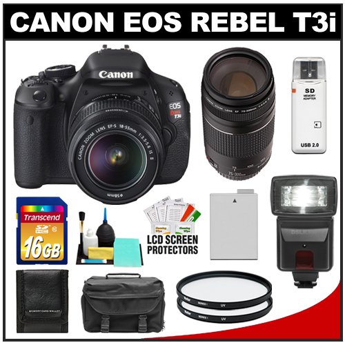 Canon EOS Rebel T3i 18.0 MP Digital SLR Camera 