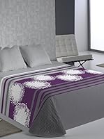 Casa Campo  Colcha Bouti+Coj. Lander (Gris/Morado)