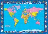 World Map (With Flags, Huge) Art Poster Print - 40x60