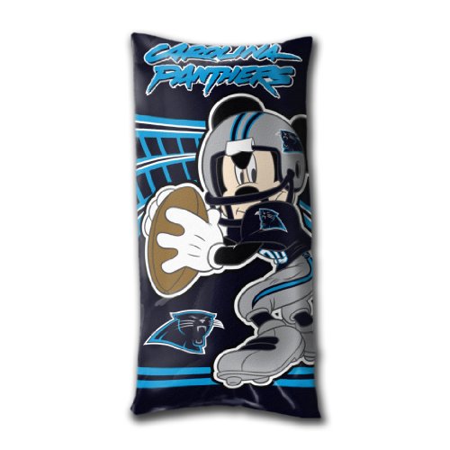 Disney/NFL Carolina Panthers Mickey Mouse Fold-Up Body Pillow