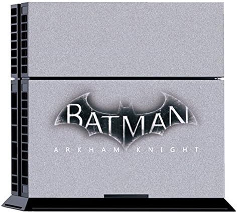 TOPGOOD Batman Arkham Knight Limited Edition Skin Decal for Plartation 4 console & PS4 Wireless Controller Skins Stickers - Steel Grey