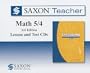 Saxon Teacher for Saxon Math 5/4 - 3rd edition (CD-ROM)