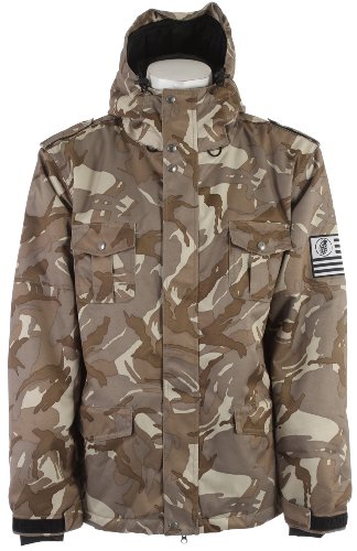Grenade Military Parka Snowboard Jacket Camo Mens