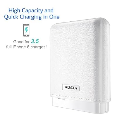 ADATA PV150 Power Bank with Long-lasting Power and Enduring Elegance(APV150-10000M-5V-CWH)