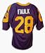 Search : Marshall Faulk Autographed St. Louis Rams Throwback Blue Jersey