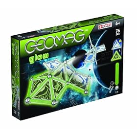 Geomag 74 Piece Space Glow in The Dark Set (76 Pieces)