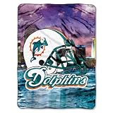 Miami Dolphins Extra Large Plush Blanket
