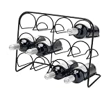 from Hahn Hahn Pisa 12 Bottle Wine Rack, Gloss Black Model 70122