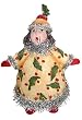 Department 56 Short Caroler In Holly Berry Hat Christmas Ornament #85432