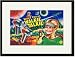 Black Framed/Matted Print 17x23, Space Patrol Walkie Talkie