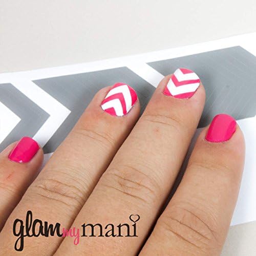 Single Chevron Nail Vinyls by Glam My Mani - Set of 120