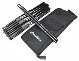 Produkt-Bild: 12 Paar Drumsticks 5A Schwarz (24 St&uuml;ck) + dicke Tasche