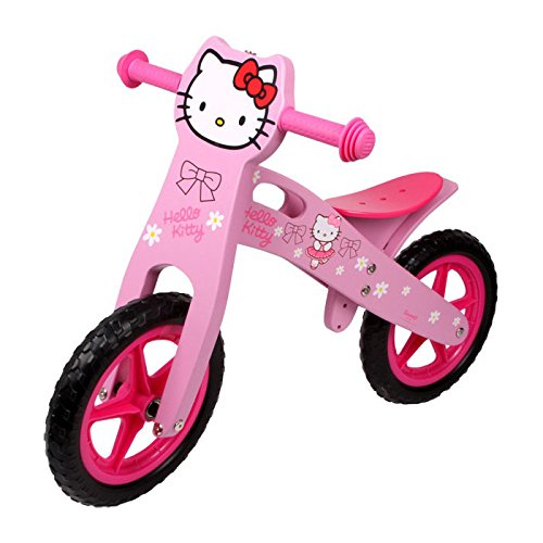 Imagen 4 de Small Foot Company 4739 - Bicicleta (madera y plástico, sillín en 3 posiciones, 82 x 39 x 56 cm), diseño de Hello Kitty