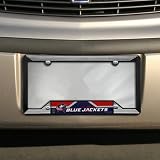 NHL Columbus Blue Jackets Black Plastic License Plate Frame