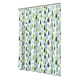 Splash Home Drip Jade EVA Shower Curtain