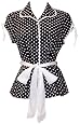50`s Rockabilly Polka Dot Top JR Plus Size