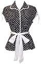 50's Rockabilly Polka Dot Top JR Plus Size