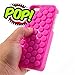 iAnko Cute Decompression Bubble Wrap Shell Puchi Puchi Soft Silicone Phone Case for Apple Iphone 5 5s (pink)