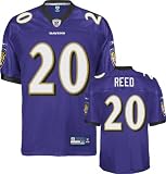 Ed Reed Jersey: Reebok Authentic Purple #20 Baltimore Ravens Jersey