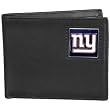 New York Giants Executive Leather Bifold Wallet in a Tin - NFL Football Fan Shop Sports Team Merchandise