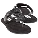 Steve Madden Kiwii Black thongs