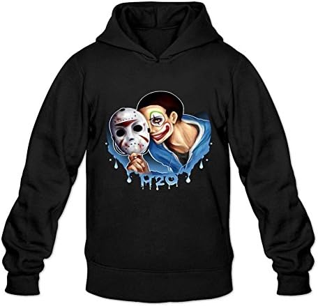 Men's H2O Delirious Pullover Hoodie Sweatshirt Medium Black