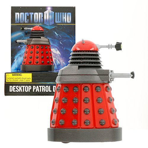 Doctor Who Dalek - Red Desktop Patrol Figure with Motion Detectors and Sound Effects - 4