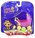 Littlest Pet Shop Girl Monkey with Cariage 216