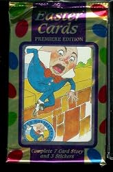 Easter Cards Premier Edition Trading Card Pack - 7 cards per pack plus 3 stickers