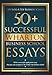 50+ Successful Wharton Business School Essays: Successful Application Essays - Gain Entry to the World's Top Business Schools
