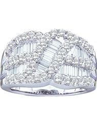 2.00CTW ROUND BAGGUETTE DIAMOND LADIES FASHION BAND