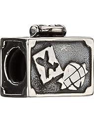 Authentic Chamilia Sterling Silver Charm "Vintage Suitcase" GA-123