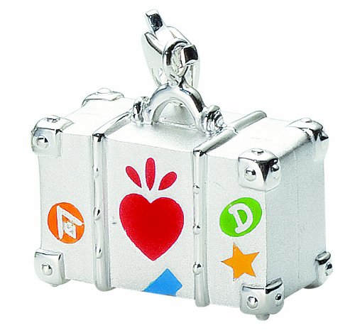 Alraune Unisex-Anh&auml;nger Koffer  \"Bonne Journee\"  Silber 102495 Preisvergleich