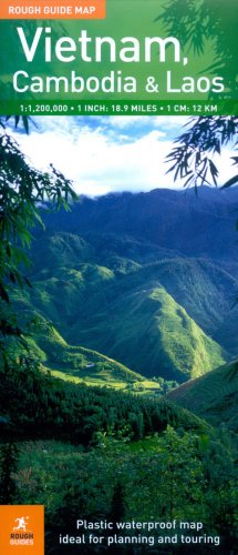 City Travel Guides Discounted  Books : The Rough Guide Map Vietnam, Laos and Cambodia (Rough Guide Map)