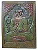 Harmony and Bliss- Buddha Wall Panel Vitarka Mudra Hand Carving Door 36" X 36"
